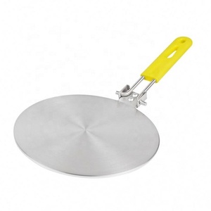 Adaptateur à <span class=keywords><strong>Induction</strong></span> <span class=keywords><strong>pour</strong></span> <span class=keywords><strong>plaque</strong></span> <span class=keywords><strong>de</strong></span> connexion thermique, en acier inoxydable, convertisseur <span class=keywords><strong>pour</strong></span> cuiseur avec poignée résistant à la chaleur, 4.7/7.5/8/9.5/11" - Product Image 5