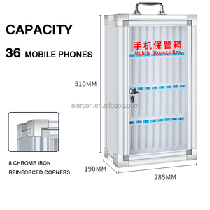 Văn phòng họp an toàn tiền gửi hộp khóa điện thoại di động Hộp lưu trữ điện thoại di động Hộp lưu trữ điện thoại Hợp kim nhôm - Product Image 5
