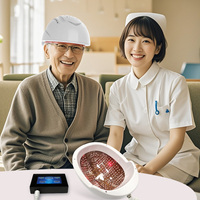 Casque de thérapie cérébrale LED 810 nm |   PBM |   Soutient la neuroprotection, réduit l'anxiété |   Stimulation transcrânienne pour les neurologues