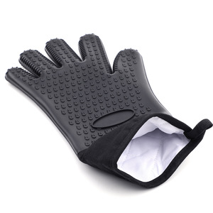 Guantes de silicona para parrilla 33x19cm resistentes al calor para barbacoa y repostería - Product Image 4