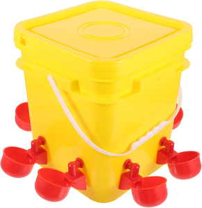 Caliente <span class=keywords><strong>DIY</strong></span> plástico pollo alimentador cubos aves de corral Auto comederos bebederos de animales para pollo - Product Image 1