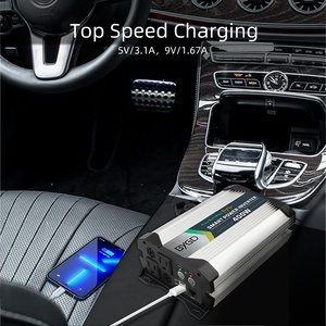 400W新しいリチウム電池ソーラー正弦波パワーインバータ家庭用車Outdoor-12V/110V/220Vファクトリーダイレクト - Product Image 5