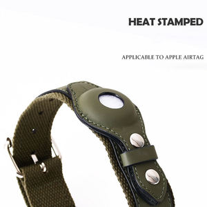 Collar con Rastreador GPS para Mascotas, Collar Antipérdida con Soporte para Airtag, Collar Ajustable de Nailon de Lujo para Perros, Personalizado, Sólido - Product Image 2