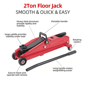 Fabbrica vari martinetti meccanici idraulici <span class=keywords><strong>2Ton</strong></span> per carrelli da pavimento Premium per auto - Product Image 2