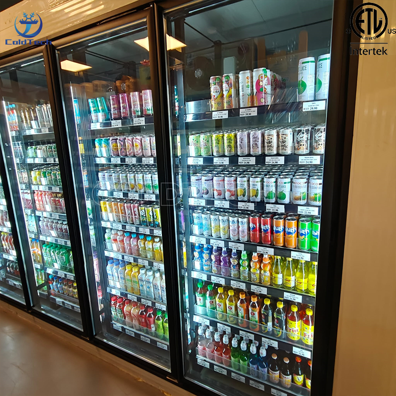 China Factory Commercial Refrigeration <strong>Glass</strong> <strong>Door</strong> Freezer Display Walk-in <strong>Cooler</strong> <strong>Glass</strong> <strong>Doors</strong> and Frame