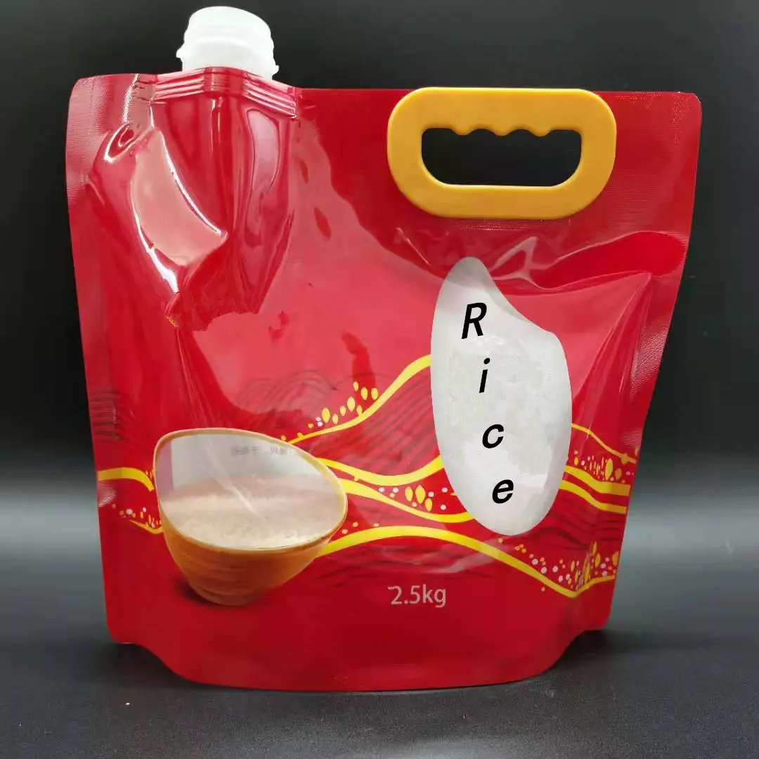 Paketleme çantası rice.2.5L gıda sınıfı sıvı deterjan torbası Bolsaou plastik sıvı su paket poşeti köşe Spt