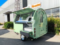 Remorque compacte pour la vente de snacks Etodevice de 8 pieds - Chariot alimentaire mobile |   Usine Etodevice