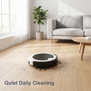 Aspiradora Robótica Inteligente 3 en 1 con Control Remoto, Limpieza Automática Inteligente, Inducción 360°, Diseño Desmontable, Batería de Alta Capacidad - Product Image 6