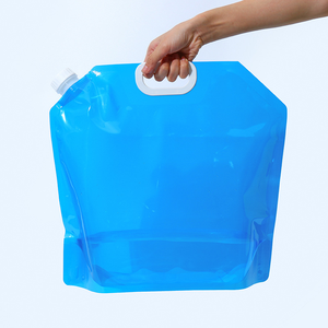 Sacs de conteneurs d'eau purifiée de qualité alimentaire 5L 10L en gros, pochettes souples anti-fuite avec bec verseur et buse - Product Image 2