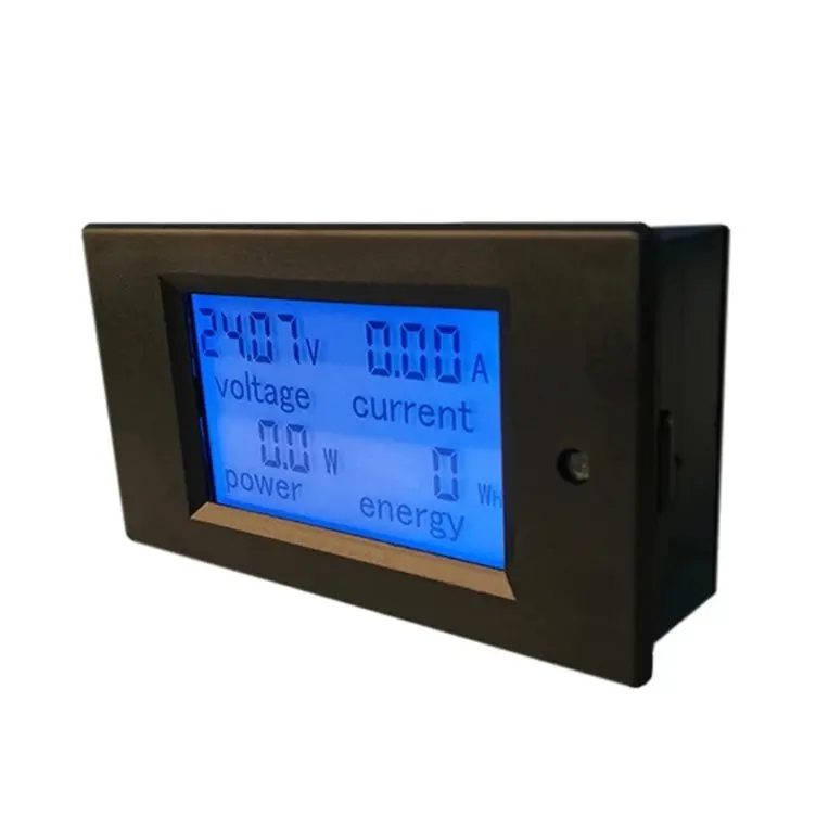 PZEM-031 LCD DC dijital ekran çok fonksiyonlu gerilim akım güç ölçer voltmetre ampermetre güç göstergesi