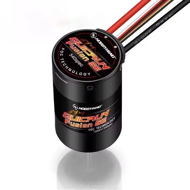 Hobbywing QuicRun Fusion SE 40A Brushless ESC Motor Combo 1800KV 1200KV FOC 2-in-1 for 1/10 1/8 RC Crawler Accessories