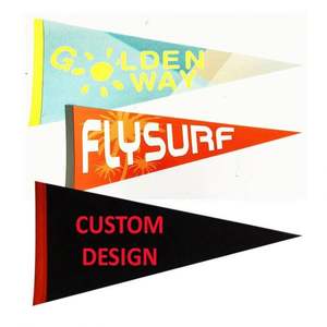 Fanions sportifs personnalisés durables en feutre, livraison rapide, fanion triangulaire de football américain pour usage intérieur/extérieur - Product Image 1