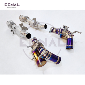 Per Ferrari 296 GTB 3.0T V6 2021+ Downpipe ad Alto Flusso e Sistema di Scarico <span class=keywords><strong>in</strong></span> Titanio con Valvola Frequency Racing <span class=keywords><strong>Crescendo</strong></span> - Product Image 3