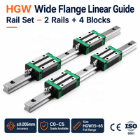Rail de guidage linéaire à billes en acier, haute précision, fonctionnement fluide, engrenage, longue durée de vie, emballage standard, facile à installer