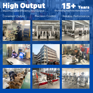 Machine à enrober les glaces mochi à commande servo, équipement de remplissage de desserts surgelés, système de ligne de transformation alimentaire industrielle - Product Image 6