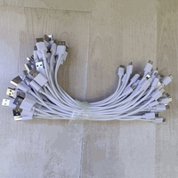Factory Outlet kabel Usb Transfer Data, kabel Usb Tipe c 25cm 3A pengiriman cepat
