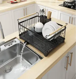 BX Group Stainless Steel Kitchen Dish Rack Drainer Dish Draining Rack