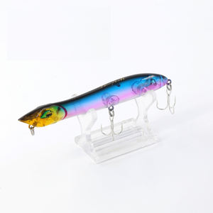 LE02 Fishing Lure Baits <span class=keywords><strong>surface</strong></span> 105mm 10.5g top water popper snake head wobbler - Product Image 3