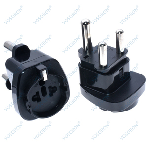 EE. UU. Europeo Schuko a tipo M Sudáfrica enchufe convertidor adaptador de viaje - Product Image 1