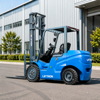 Forklift Counterbalance Listrik Kapasitas Tinggi Liftron CPD25 2.5 Ton untuk Transfer Pallet dan Pemutar Kompak