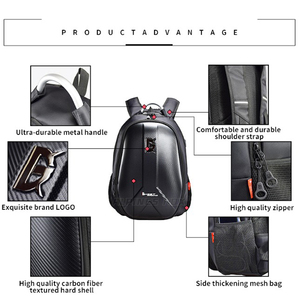 Sac à dos imperméable pour moto, sacoche pour casque <span class=keywords><strong>de</strong></span> moto, sacoche pour ordinateur portable, sac <span class=keywords><strong>de</strong></span> sport multifonctionnel pour le cyclisme en plein air - Product Image 4