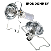 IRONDONKEY 1000W extérieur Portable chauffage au gaz automatique push-to-allumage hiver Camping tente chauffage intégré chauffage