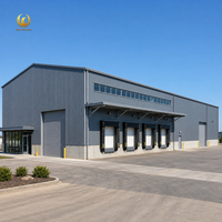 Almacén de Estructura de Acero Industrial Personalizado, Fácil de Montar, Hermético, para Taller Metálico, Garaje, Edificio de Almacenamiento