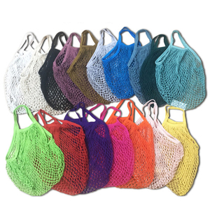 Malla de algodón lavable y reutilizable, bolsa para verduras y frutas, sencilla y ecológica - Product Image 1