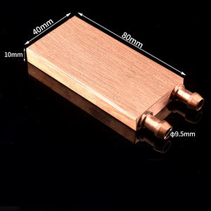 אלקטרוניקה חכם אלומיניום נחושת מים קירור מערכת הכיור חום 40*80 מ "מ בלוק מים Cpu - Product Image 2