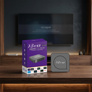 K3รีโมทคอนโทรล IR 4 core 64Bit 4K Android 10 OTT เครื่องเล่นสื่อกล่องทีวี1GB RAM 8GB รอม Xs97ถูกที่สุด - Product Image 1