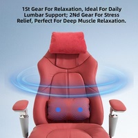 Chaise de gaming électrique haut de gamme en cuir pleine fleur avec fonction inclinable et base métallique robuste pour l'e-sport