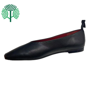 Zapatos Planos de Ballet para Mujer, 100% Piel de Cordero de Primera Calidad, Cómodos, Estilo Mocasín, Talla Grande, Fabricante - Product Image 2