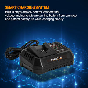 <span class=keywords><strong>Cloueur</strong></span> à <span class=keywords><strong>Charpente</strong></span> Sans Fil Électrique à Batterie Freeman 20V, Angle de 34 Degrés, Pour Clous Collés sur Bande de Papier de 50-90mm (3 1/2 Pouces), Première Fixation Pour Bois - Product Image 5