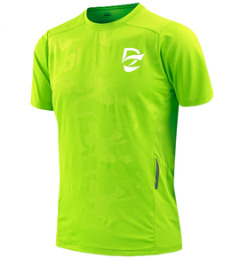 T-shirt de course léger à imprimé camouflage ZEDE, respirant, séchage rapide, manches courtes, personnalisation en gros - Product Image 5