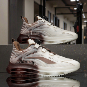 Chaussures de sport décontractées et confortables pour hommes, antidérapantes, en tissu, à lacets, style mode pour la marche en extérieur, printemps-été - Product Image 2