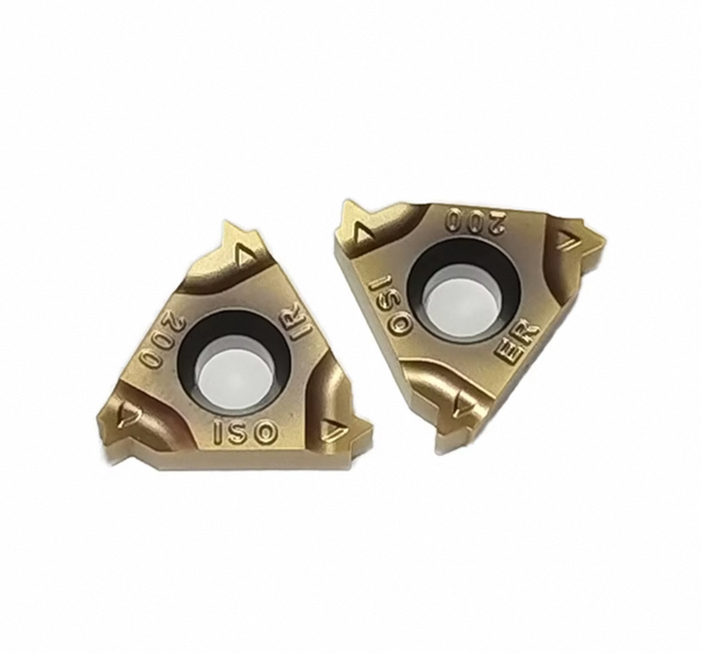 Carbide Inserts 11IR 11ER 16IR 16ER A60 A55 AG60 AG55 PVD CVD Coated Wear Resistance Internal/External Threading