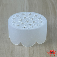 Support de composition florale en silicone personnalisé, grille réutilisable pour Ikebana, support pour grenouillère florale, outil d'arrangement floral, organisateur de vase