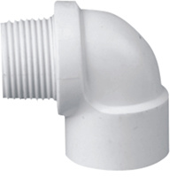 SWD gros matière première BSP filetage raccords de Tube 3 pouces PN10 blanc PVC femelle embout bouchon en plastique
