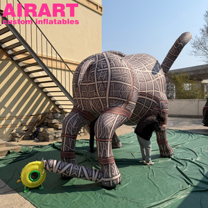 Taureau gonflable de 3 m de haut, animal sauvage gonflable réaliste, modèle de taureau de corrida gonflable sur mesure - Product Image 2