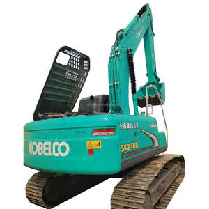 Excavadora usada Kobelco SK210D, excavadora hidráulica original japonesa sobre orugas, bajas horas de trabajo, buenas condiciones para la venta de construcción - Product Image 1