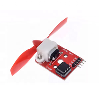 Modul Sensor Kipas Bertenaga Motor L9110 untuk Robot Pemadam Kebakaran Papan Pengembangan Mikrokomputer Satu Chip Pemasangan Standar