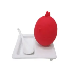 Vendita calda di Alta Qualità di Pollo Sguardo Uovo In Ceramica Pulf Supporto di Tazza Tazze