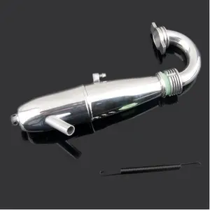 RC Aluminum Exhaust Pipe HSP 81084 & Spring For 1/8 Nitro Buggy Truck