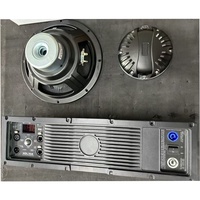 Système de sonorisation professionnel HDL30A/HDL38AS avec deux enceintes actives de 10 pouces, 500W, et un caisson de basses de 18 pouces, utilisé pour les tournées et les scènes extérieures