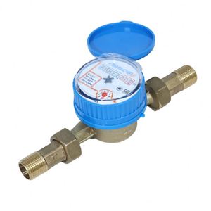 Contatore d'acqua meccanico a getto singolo <span class=keywords><strong>DN</strong></span> 15, contatore d'acqua in ottone a getto singolo <span class=keywords><strong>DN</strong></span> 20 con linea di impulsi - Product Image 1