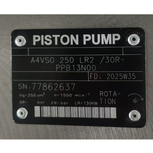 Pompe à pistons axiaux A4VSO250 A4VSO250LR2G/30R-PBB12N00 Pièces de pompe hydraulique pour machines lourdes Pompe à pistons axiaux à déplacement variable - Product Image 5