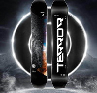 Planche de snowboard élargie, légère et super élastique pour hommes, en fibre de carbone, pour la course et le freestyle, pour adultes