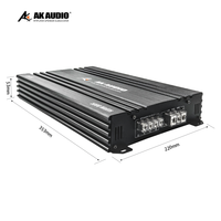 AK-DG4 professionnel 1 CH classe D bloc Mono 4000W RMS gamme d'amplificateur de voiture amplificateur Audio Mono haute puissance, amplificateur à un canal