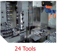 Broche électrique à 5 axes D125 pour tour (type portique) avec commande CNC FANUC & SYNTEC