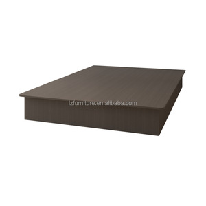 Fabricant OEM de Foshan, fabricant sur mesure de lits d'hôtel commerciaux avec base en bois, tête de lit capitonnée et tables de chevet pour hôtels 3 étoiles - Product Image 5
